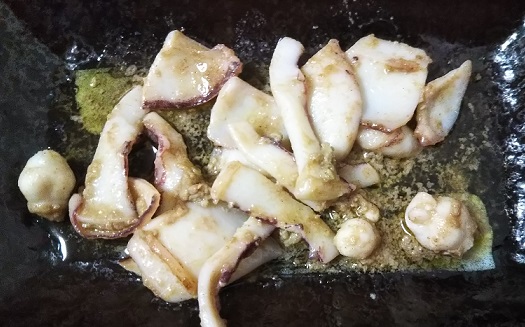 アオリイカの料理 刺身 バター焼き クチバシ Etc 愛しのfishing