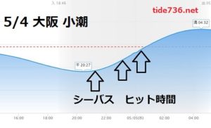 上げ潮のバチ抜けでシーバス連発 愛しのfishing
